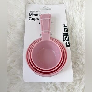 The Cellar Pink 4 Measuring Cups. Cute and functional. Gift 🎁 birthday beautiful